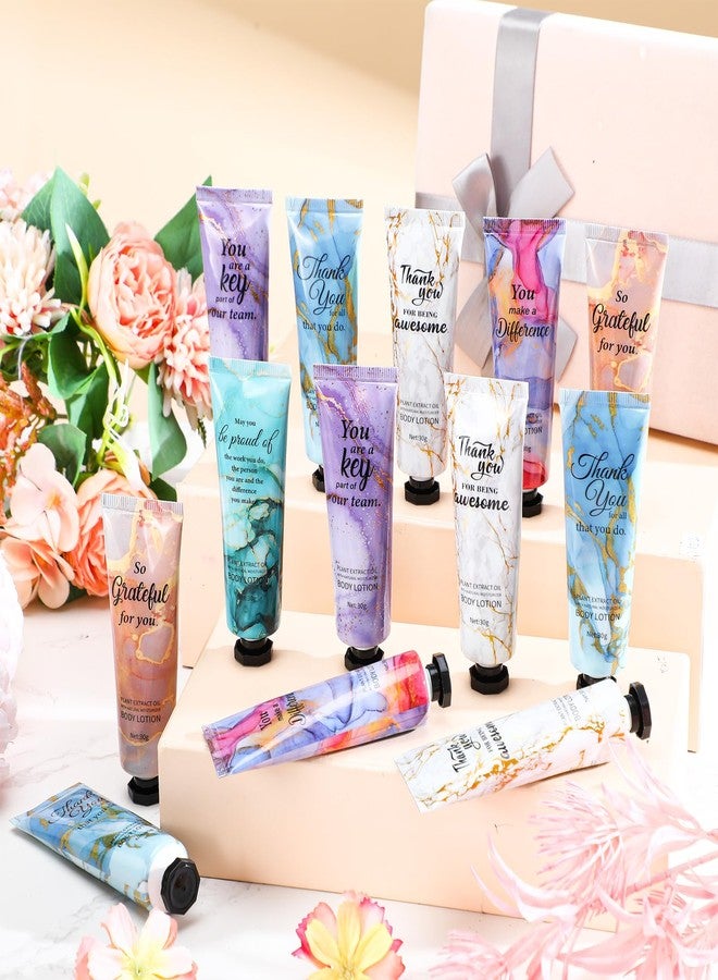 Siifert 24pcs Mini Body Lotion Bulk Employee Appreciation Gifts for Coworker Teachers Valentines Day Inspirational Travel Size Dry Skin Hand Cream Lotion for Staff Team Women Men - Image 2